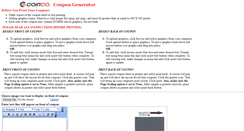 Desktop Screenshot of coupons.coinco.com